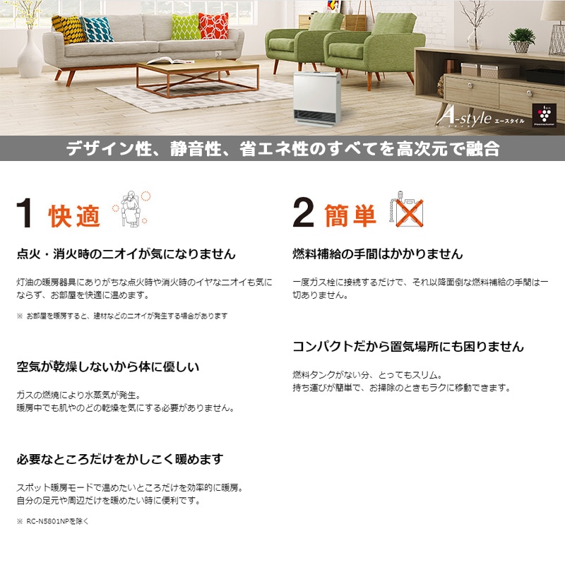 【C024】新品未使用　リンナイ　ガスファンヒーター　プロパンガス　11～14畳 楽天市場】ガスファンヒーター 14畳の通販