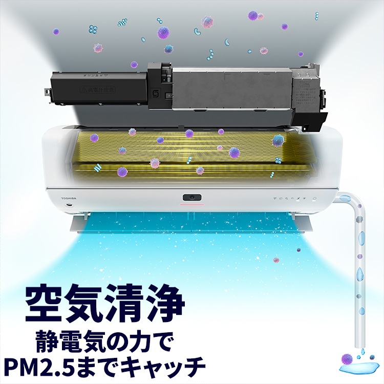 東京 神奈川地域限定 標準取付工事費込 エアコン同配 東芝 おもに6畳