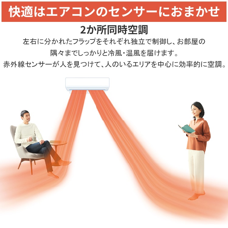 東京 神奈川地域限定 標準取付工事費込 エアコン同配 主に6畳用