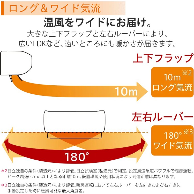 エアコン 主に8畳用 日立 白くまくん メガ暖 2024年モデル EKシリーズ