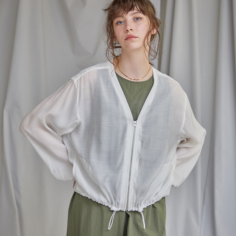 ドロストジップシアーブルゾン ｜SUGAR ROSE(シュガーローズ)公式