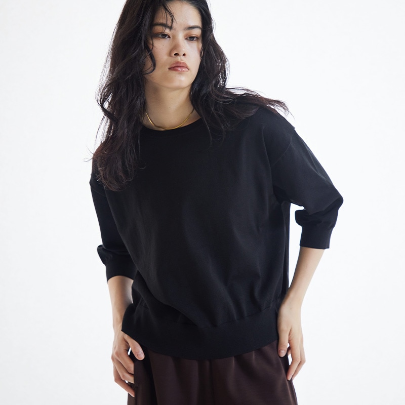 6分袖クルーニット ｜SUGAR ROSE(シュガーローズ)公式オンラインショップ