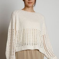 SUGARROSEシュガーローズ フォックスアルパカ2WAYカーデプルオーバー SUGARROSEシュガーローズ フォックスアルパカ2WAYカーデプルオーバー