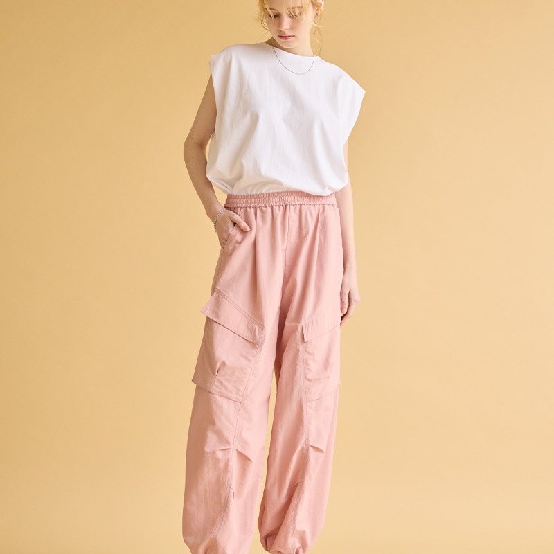 未使用タグ付き SUGAR ROSE サテンカーゴパンツ シュガーローズ フリー タックデザインカーゴパンツ ｜SUGAR ROSE(シュガーローズ)公式