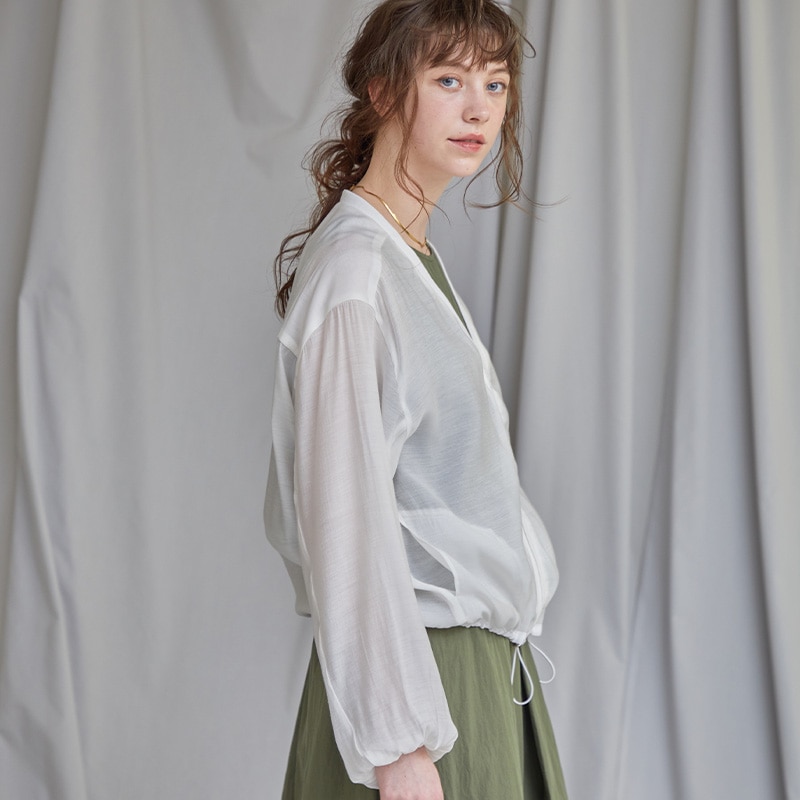 ドロストジップシアーブルゾン ｜SUGAR ROSE(シュガーローズ)公式