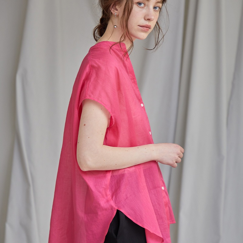 アシメデザインフレンチシャツ ｜SUGAR ROSE(シュガーローズ