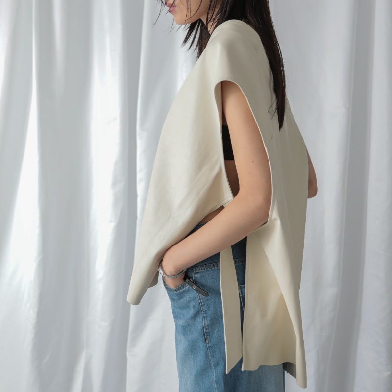 ベスト Sugar Rose / mesh V-neck vest(メッシュVネックニットベスト) TITE IN THE STORE（ティテ インザ ストア）の「SUGAR ROSE