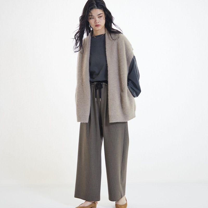 フォックスアルパカカーデ風ジレ ｜SUGAR ROSE(シュガーローズ)公式