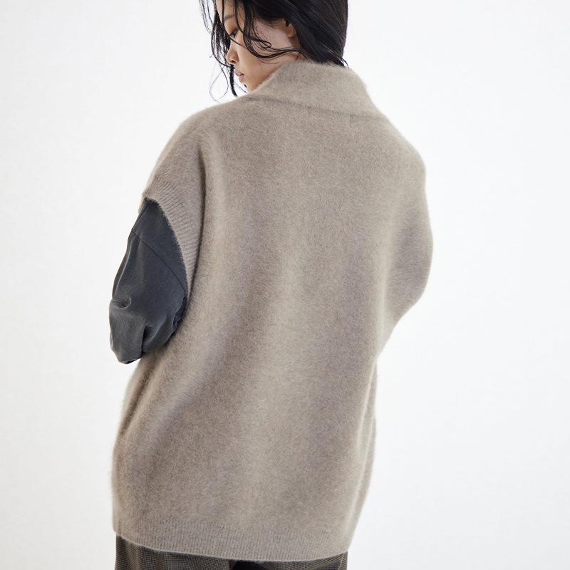 フォックスアルパカカーデ風ジレ ｜SUGAR ROSE(シュガーローズ)公式