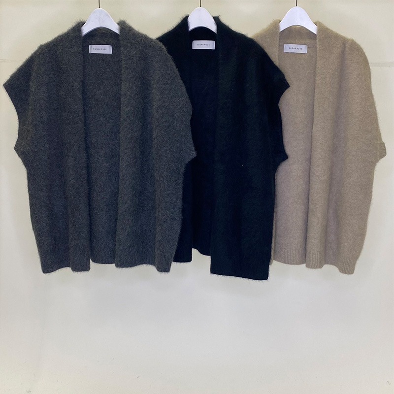 フォックスアルパカカーデ風ジレ ｜SUGAR ROSE(シュガーローズ)公式