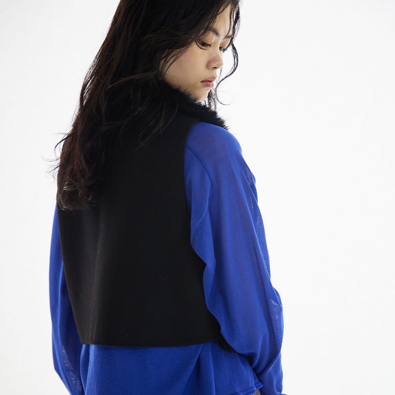 フロントファーショートベスト ｜SUGAR ROSE(シュガーローズ)公式