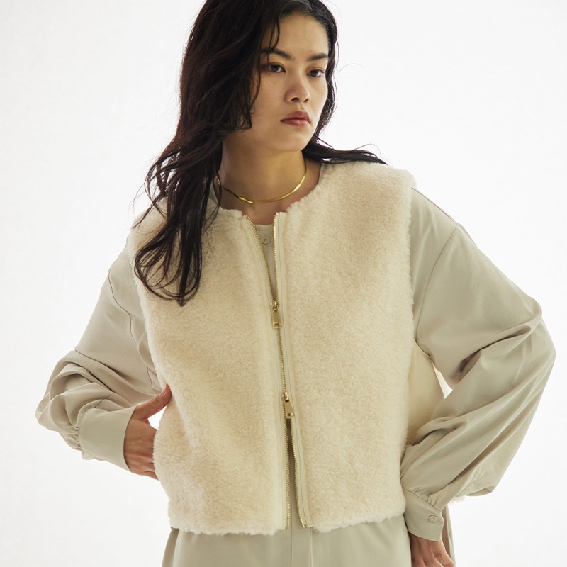 シープファージップベスト ｜SUGAR ROSE(シュガーローズ)公式