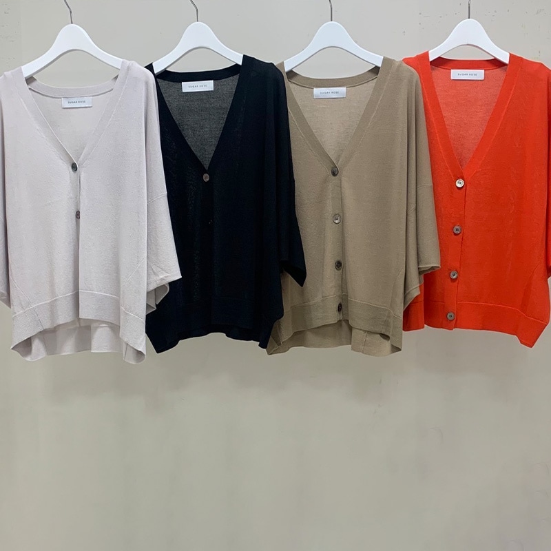 ポンチョ型袖リブカーディガン ｜SUGAR ROSE(シュガーローズ)公式