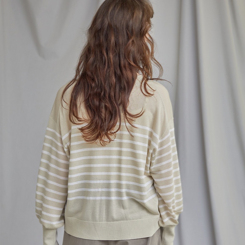 ボーダーポケットカーディガン ｜SUGAR ROSE(シュガーローズ