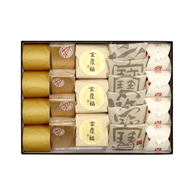 [K-40] 金覆輪・菫・寶・柔餅・寶栗 詰め合わせ