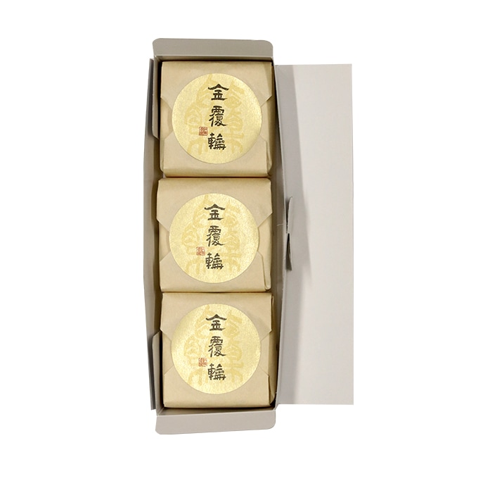 金覆輪  ３個入り ご家庭用サービス箱