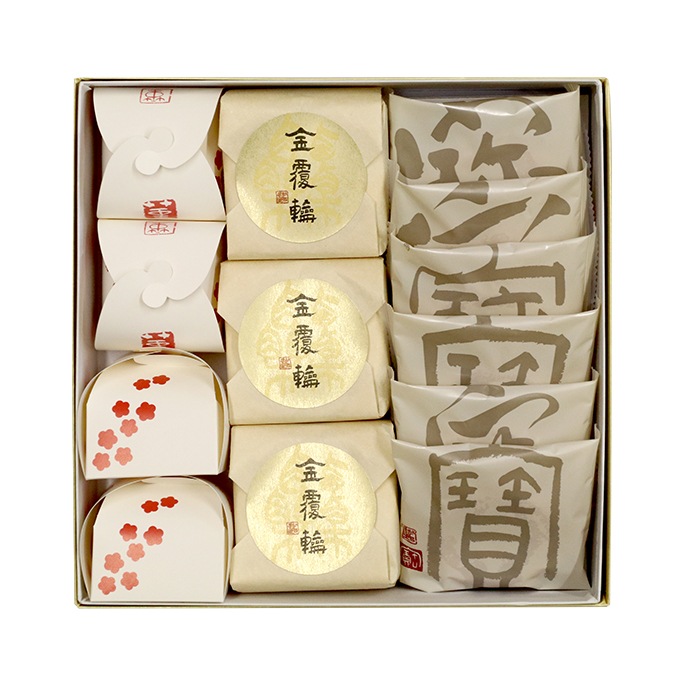 金覆輪・菫4個・寶6個 詰め合わせ | 金覆輪 | 寶菓匠 菅屋