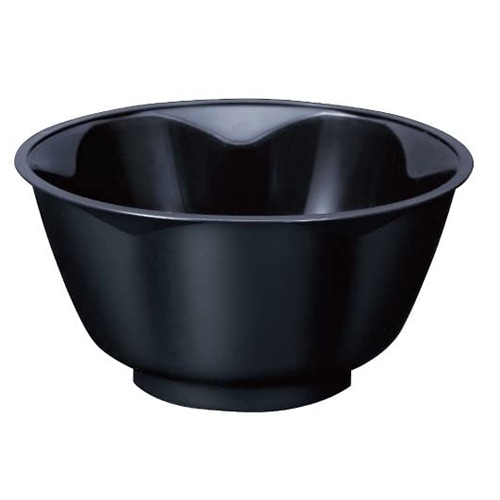 【レンジOK！耐熱プラスチックカップ】】PP88-145 フローラカップ黒　1,000個