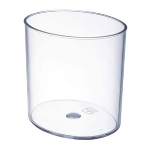 【耐熱　楕円】ST ニートカップ　500個【透明なプリンカップ】