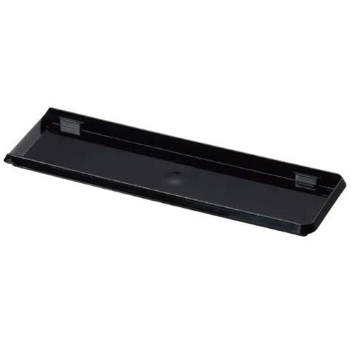 新品未使用　黒塗り高級トレー トレー カフェ 木製 お盆 長角膳 黒スリうるし塗 45cm 001-679