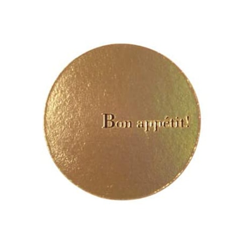 【ケーキピック】のりなしラベルホログラムゴールド30φ　200枚セット