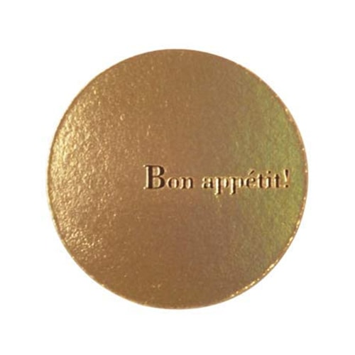 のりなしラベルホログラムゴールド40φ　200枚セット【ケーキ ピック　ラベル デコレーション　ケーキ飾り】