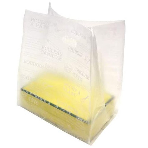 【手提げ袋】エコ PAO パティスリーバッグ L30 600枚【345×245×480H　バイオマスPE30%配合　無料配布可能　エコ対応　テイクアウト袋　持ち帰り袋】