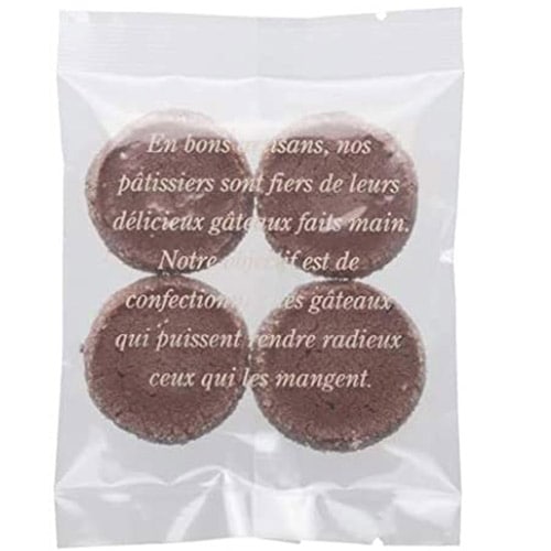 【菓子袋】バリアNY 合掌袋 仏文字 ベージュ 85×115　2,000枚