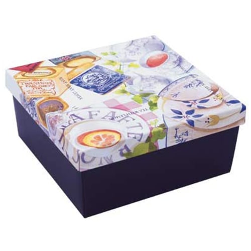 【菓子箱】ティーガーデン Ｍ ＢＯＸ（内寸165×165×75H）100個