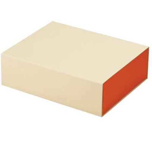 【送料無料】プッシュギフト（オレンジ）Ｓ（内寸200×160×65H） 100個【組立て簡単・便利】