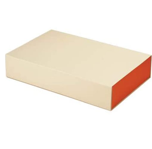 【送料無料】プッシュギフト（オレンジ） Ｌ（内寸320×200×65H）50個【組立て簡単・便利】】