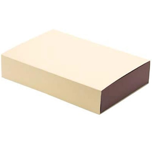 【組立て簡単BOX】プッシュギフト（アイボリー） Ｌ（内寸320×200×65Ｈ）　50個