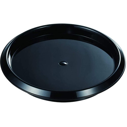 【ケーキトレー　プラスチックトレー】エコPAO PS 66φサークルトレー 黒 (b)　1,400個