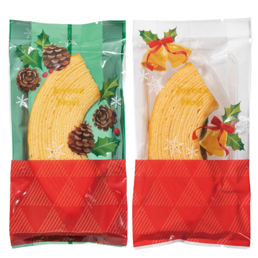 【バリア袋 菓子個包装袋】バリアNY GZ袋 ノエル2種アソート 90×36×180　400枚（200枚×2柄）