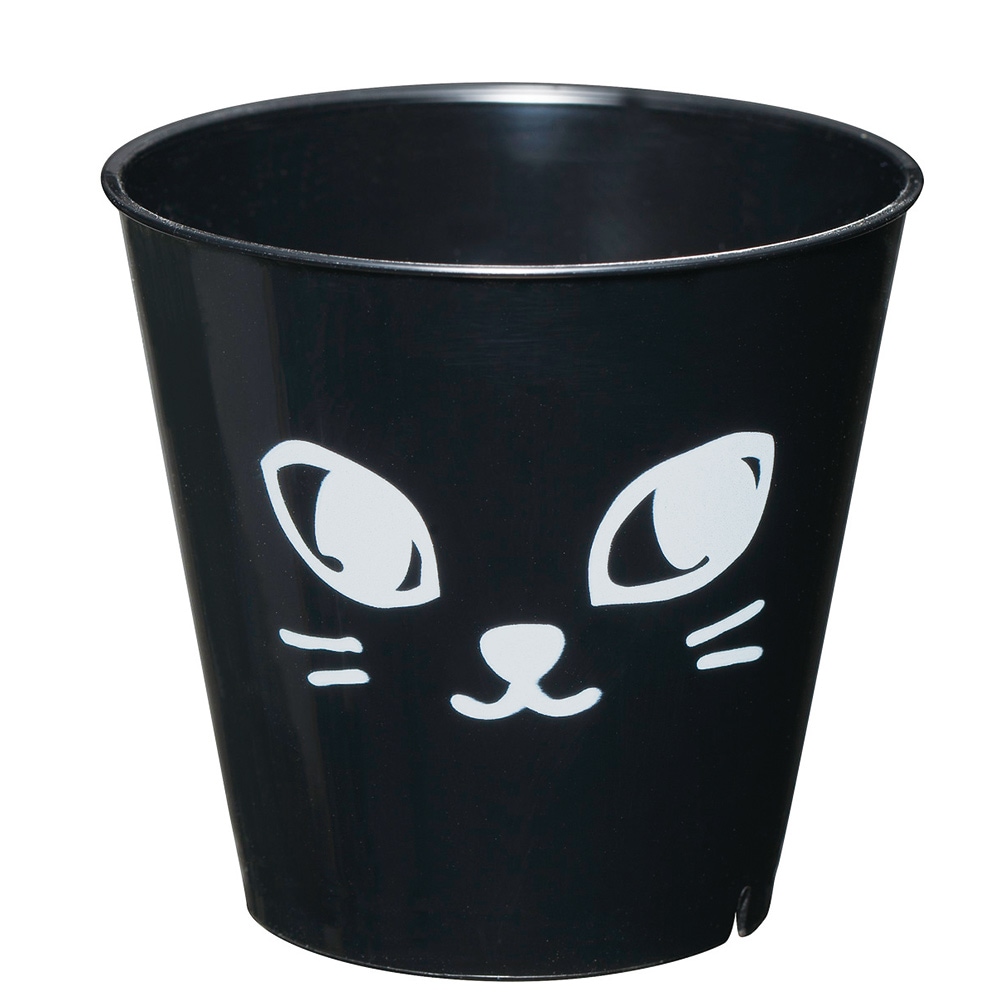 ▼【耐熱プラカップ】PP76-185 スタンダードカップ クロネコの黒ちゃん　500個