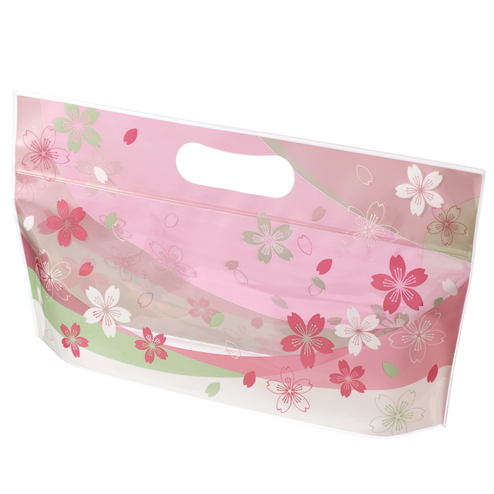 ■【手提げ袋】ジップバッグ 桜　1,000枚