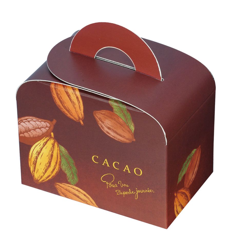 ■【バレンタイン｜ギフト箱】カカオケーキ箱 プチ　200個