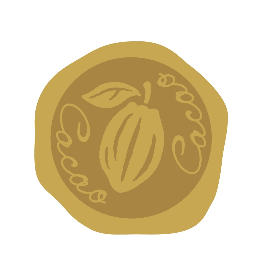 ■【バレンタインデー｜シール】封蝋シール カカオ　200枚