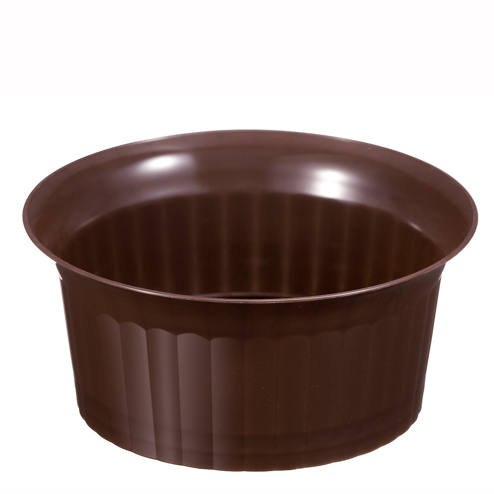 【耐熱プラスチックカップ】PP80-110 マーブルカップ 茶　1,000個