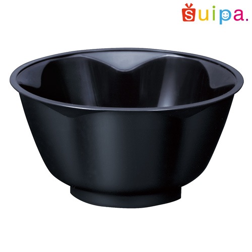 【レンジOK！耐熱プラスチックカップ】】PP88-145 フローラカップ黒　1,000個