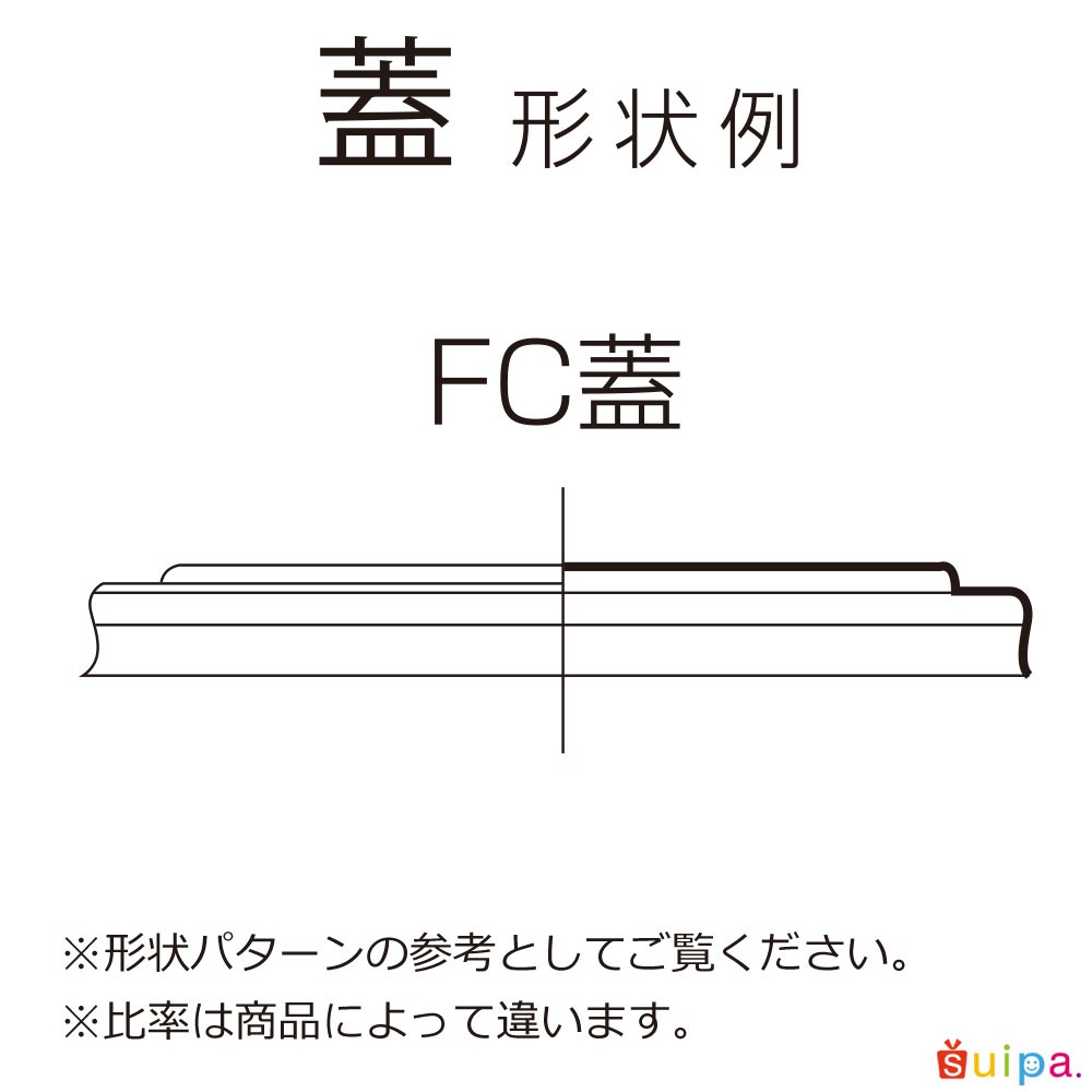 【蓋】PVC 60-110 マーブルカップ用蓋(PP用) FC蓋　5,000個