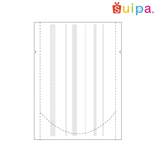 【ゼリー袋】PAO バリアスタンディングパウチ ストライプ 90×120 2000枚 【パウチ 袋 スタンドゼリー ジュレ ギフト おしゃれなデザイン】