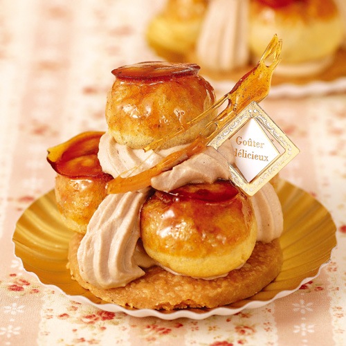 【エコPAO】のりなしラベル ガトーブロンズ(20角)赤金箔押【植物由来原料配合】