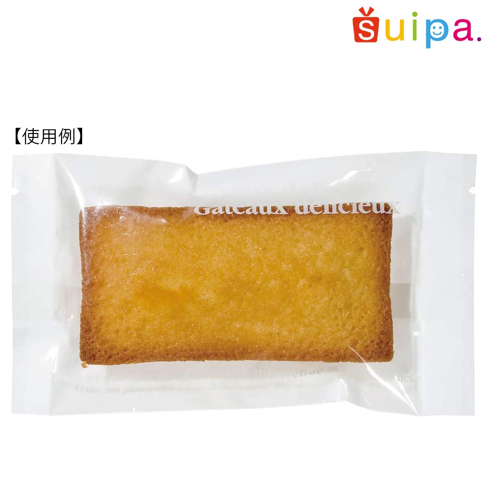 【菓子袋】バリアNY 合掌袋 ガトーホワイト 75×135 2,000枚