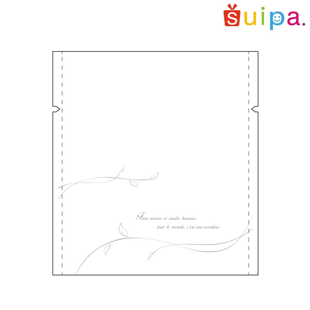 【菓子袋】バリアNY 二方袋モダンリーフ(110×120) 2,000枚