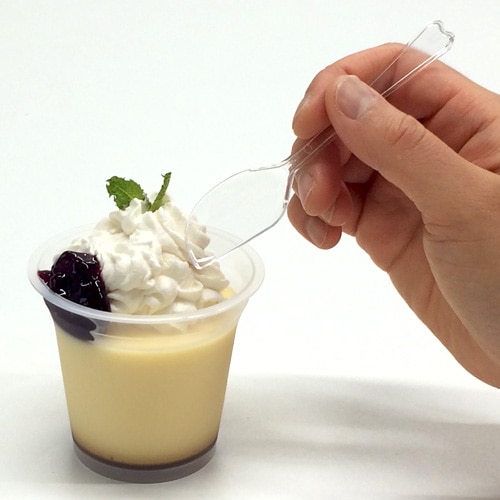 リーフスプーンP105（N)CPP単袋入り　5,000本 【送料無料　おしゃれな形状！】