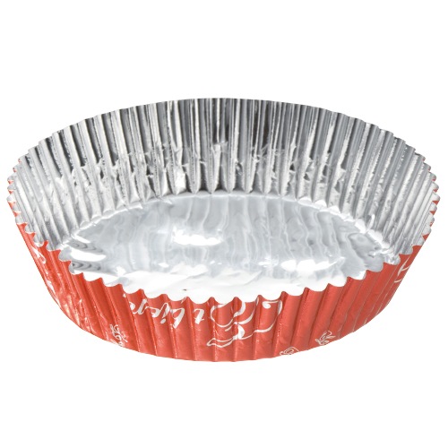 アルミケース 110φ×底径70φ フランス文字柄 オレンジ　500枚