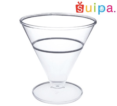 【脚付きプラスチックカップ】PS　シャネルハイ　300個