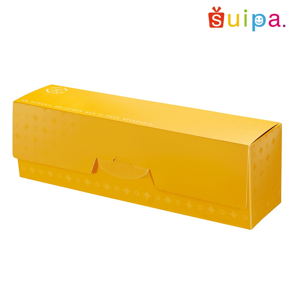 【ロングケーキ】ロングアソートＢＯＸ 黄（台紙付） 200個