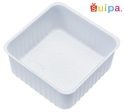 PS 彩りトレー 67×67×27.5（白）　2,000個